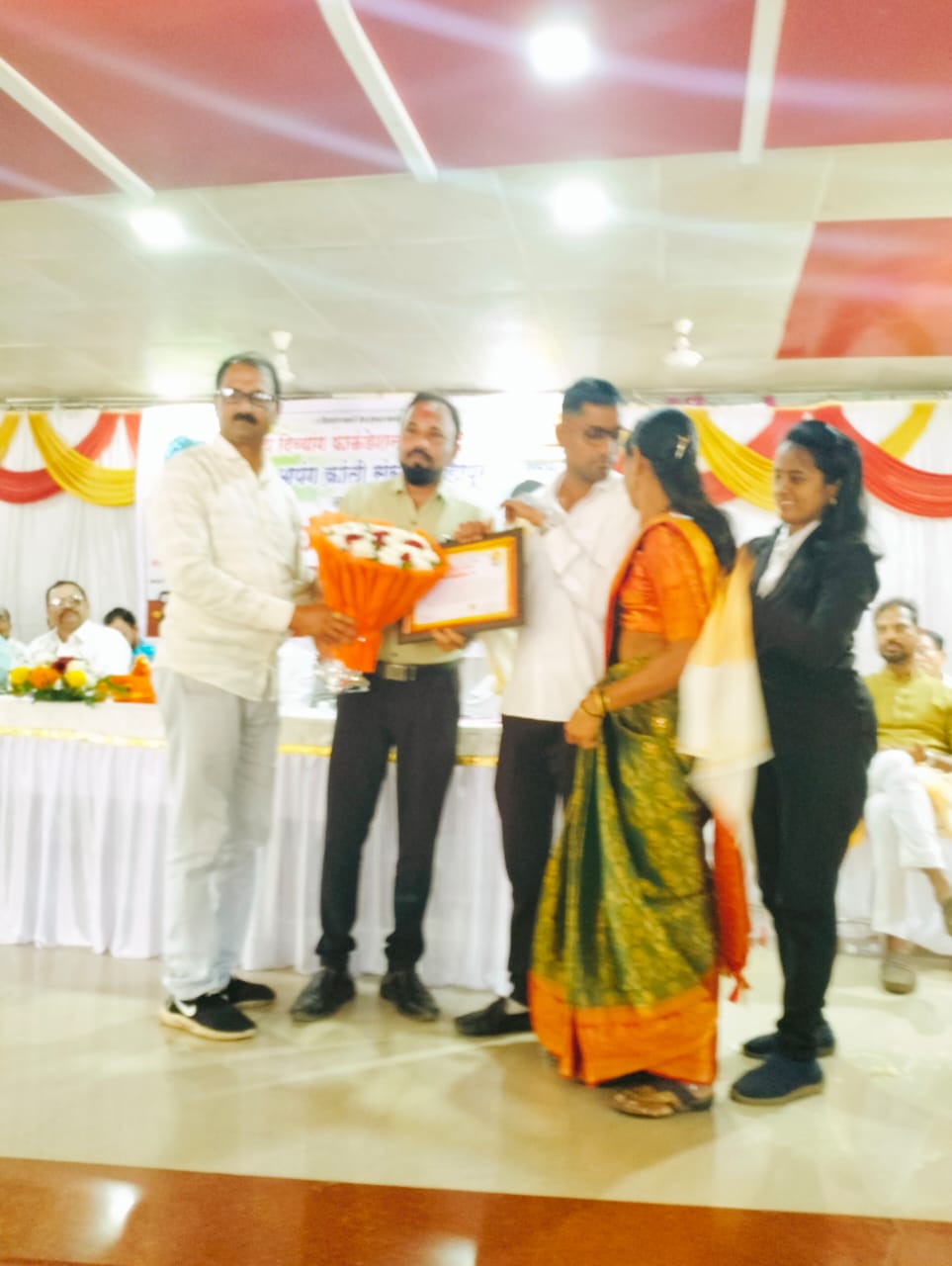 Honored for Best Performance