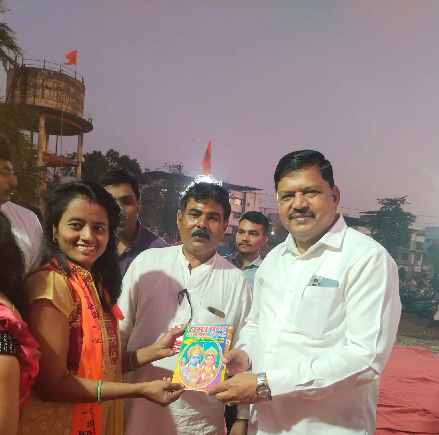 Shri Ram chalisa and Raman ka distribution inaugurated by our Jalindar Patil ji honorable nagarsevak Dombivli