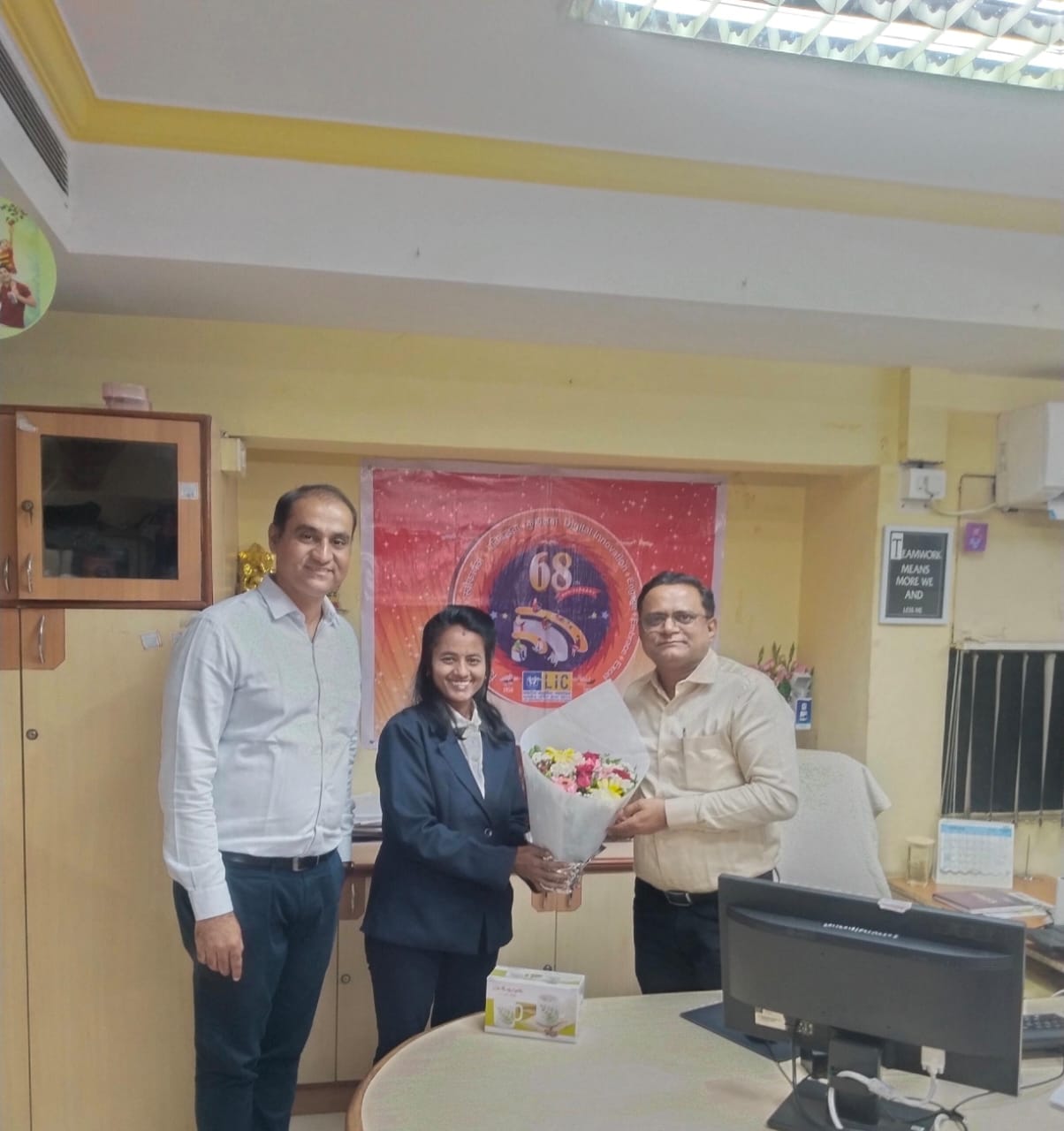 Honored by Life insurance corporation of India Active advisor of the  2025